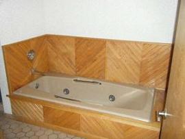 Wood Tub Surround!